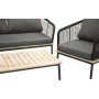 Alborga soffgrupp  Svart/akacia