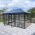 Växthus Jupiter med härdat glas - 12,8 m² - svart + Växthusrengöring