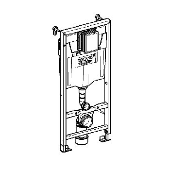 Grohe Rapid SL til v�gmonteret toilet - s�de Rapid SL 38624