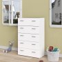 Space Byr� vit med 5 l�dor bredd 74 cm och 115 cm h�g