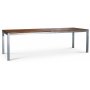 Alva spisebord - Teak / Galvaniseret stl