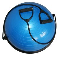 Balancebold - halvkugle med træningsbånd