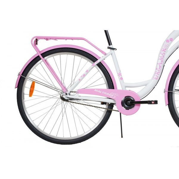 Damcykel Dreamer 28\\\" 3-växlar - Vit & rosa Damcykel Dreamer 28\\\" 3-växlar - Vit & rosa