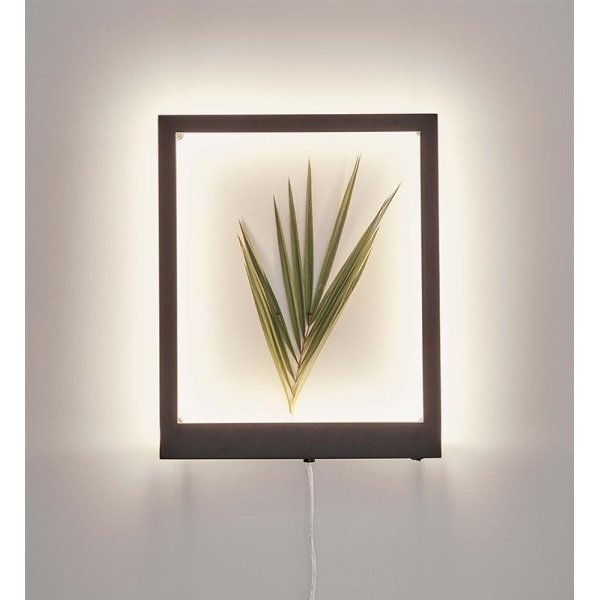 Frame v�gglampa 41x33 cm - Svart