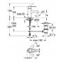 Grohe Ettgreppsbatteri till tvttstll, DN 15 Quadra 32631