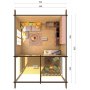 Fritidshus Agneta 18,8+12,5 m