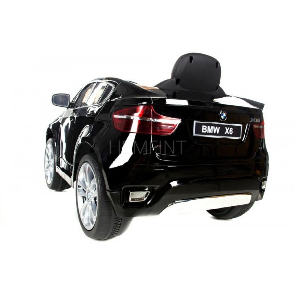Svart BMW X6 f�r barn - Med fj�rrkontroll