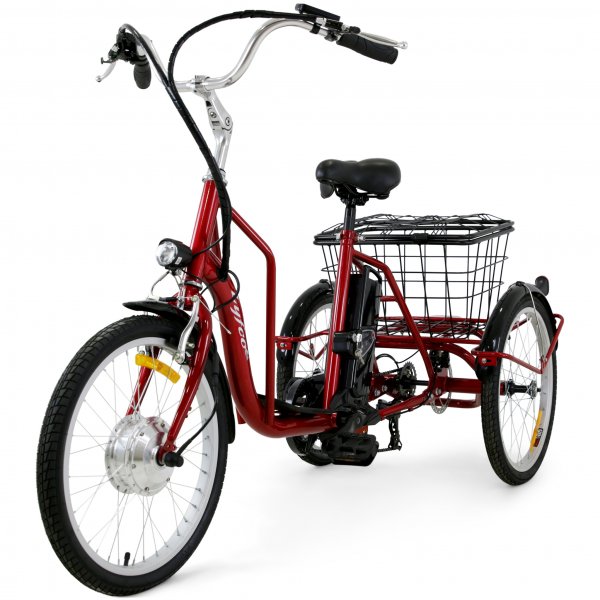 Trehjulet elcykel | 6 gear Shimano | 250W 10,4Ah | Metallic rd