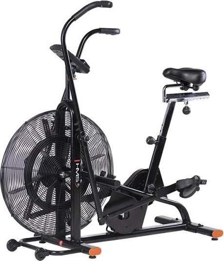 Airbike med trningsdator - Svart