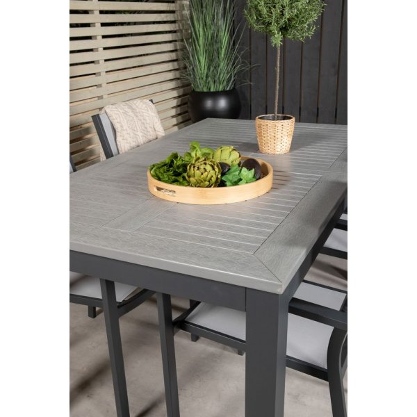 Ekenäs Matgrupp (152x90) - Svart/Grå - 4 Stolar Ekenäs Matgrupp (152x90) - Svart/Grå - 4 Stolar