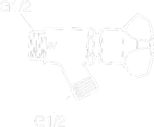 Gustavsberg Tapventil med kontraventil, mat krom