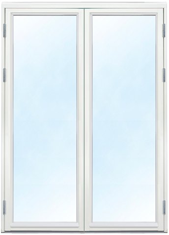 Parfnsterdrr - Helglasad 3-glas - Tr - U-vrde: 1,1