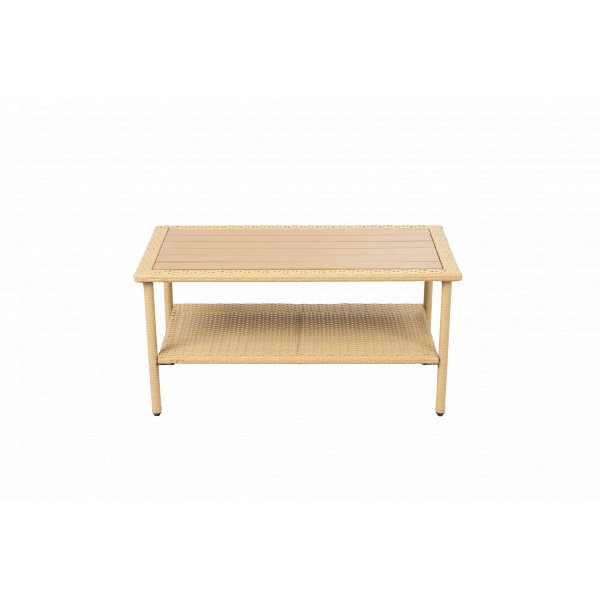 Balkongset 2-sits soffa med bord + Kompakt loungeset f�r balkong + Beige