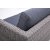 Norrhult utemöbelgrupp 3-sits soffa inkl. fotpall & bord - Grå konstrotting