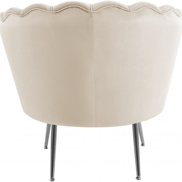 F�t�lj i beige sammet - Kingsley