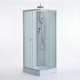 Duschkabin 90×90x205 cm | Vit glas & massagefunktion | Aether Duschkabin 90×90x205 cm | Vit glas & massagefunktion | Aether