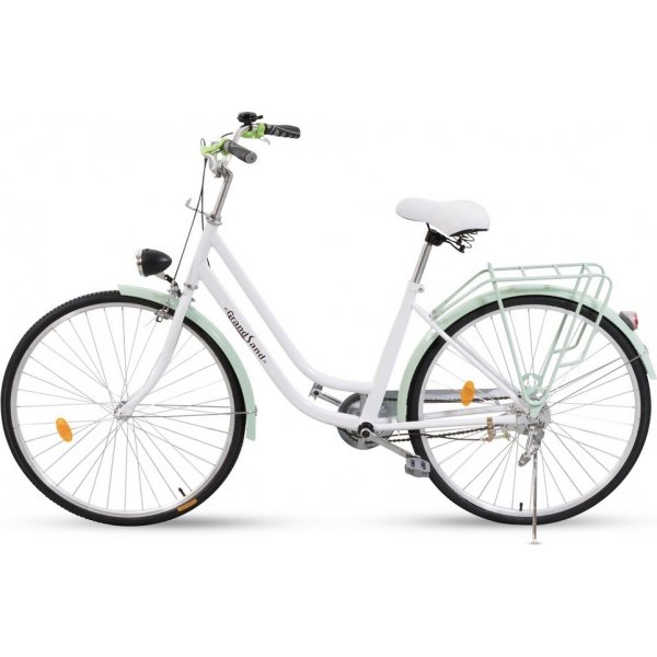 Damcykel Classic 26\\\" - Vit & pistagegrn