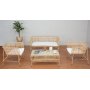 Galice rattan sofa - Natur/metal