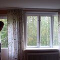 Kundbild Fast f�nster med b�gpost - tr� - 3-glas U-v�rde 1,1: Stilrent