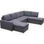 B�ddsoffa U-form m�rkgr� - Dream