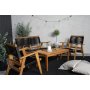Prssebo soffa - Svart rep/Akacia