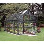 Vxthus Magnum - 9,9 m Svart med Hrdat glas