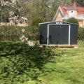 Kundbild Förråd | cykelskjul ECO Shed - 9,1 m²: Riktigt fin på plats