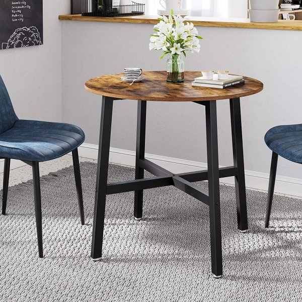 Matbord �80 cm - Brun/svart
