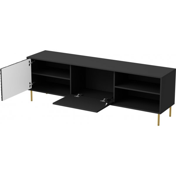 Bullet TV-b�nk - Svart/guld