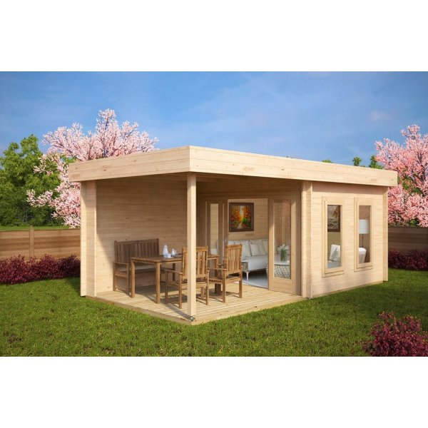 Attefallshus Arne B - 19,2 m² Attefallshus Arne B - 19,2 m²