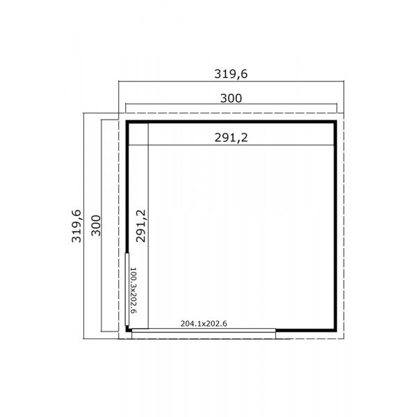 Friggebod Katja A - 9 m² Friggebod Katja A - 9 m²