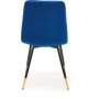 Matstol bl� sammet