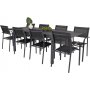 Holma Matgrupp (160x100) - Svart - 8 Stolar