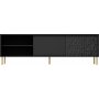 Bullet TV-b�nk - Svart/guld