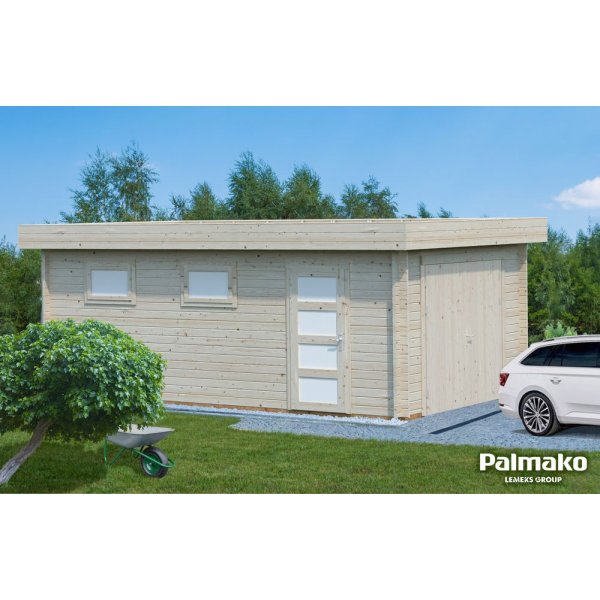 Garage Rasmus mit Drehtor - 19,0 m² Garage Rasmus mit Drehtor - 19,0 m²