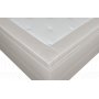 S�ng med f�rvaring beige 160x200 cm