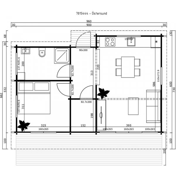 Fritidshus Hjalmar 92 - 54 m�