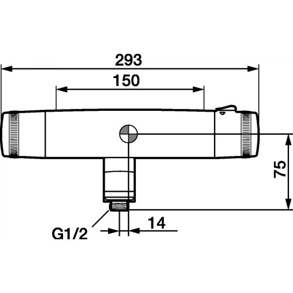 FM Mattsson S�kerhetsblandare f�r badkar, Origo Krom