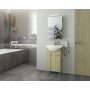 Badrumsmbler Ritmo 45 - Natural Oak med spegelskp