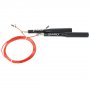 Speed rope med kullager (stlvajer & alu-handtag) rd | svart