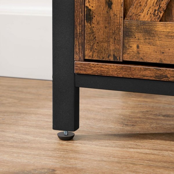 Zeke sk�p med f�rvaringsfack - Brun/svart