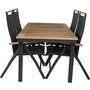 Dotorp Spisegruppe (160x90) - Sort/Natur - 4 Stole