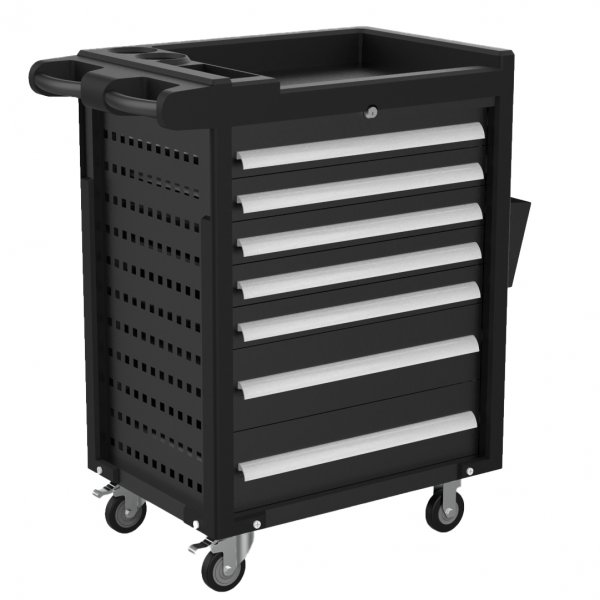 Verktygsvagn med sju l�dor