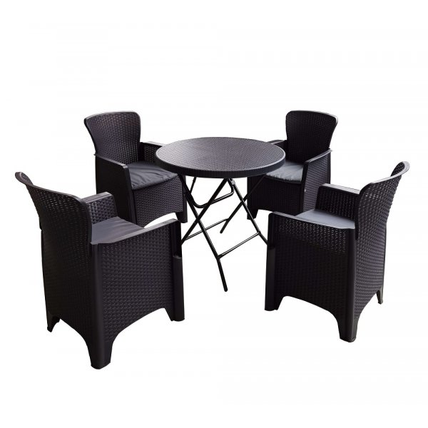 Ricky - Utegrupp i svart konstrotting Ricky - Utegrupp i svart konstrotting