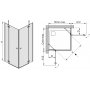 Brusehjrne Free Line - 6mm glas