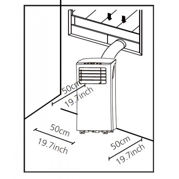 Tragbarer Wechselstrom - Polario 7000BTU Tragbarer Wechselstrom - Polario 7000BTU