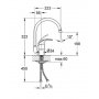 Grohe Diskldsblandare ettgrepp, DN 15 Eurosmart 33202