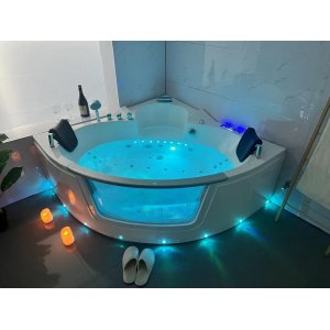 Massagebadekar - Freja | Blank hvid akryl | Uden varmelegeme Massagebadekar - Freja | Blank hvid akryl | Uden varmelegeme