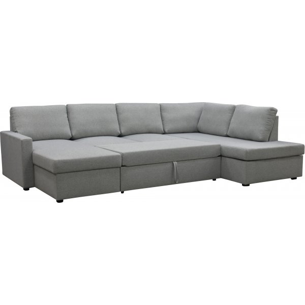U soffa b�ddsoffa gr� - T�rn�