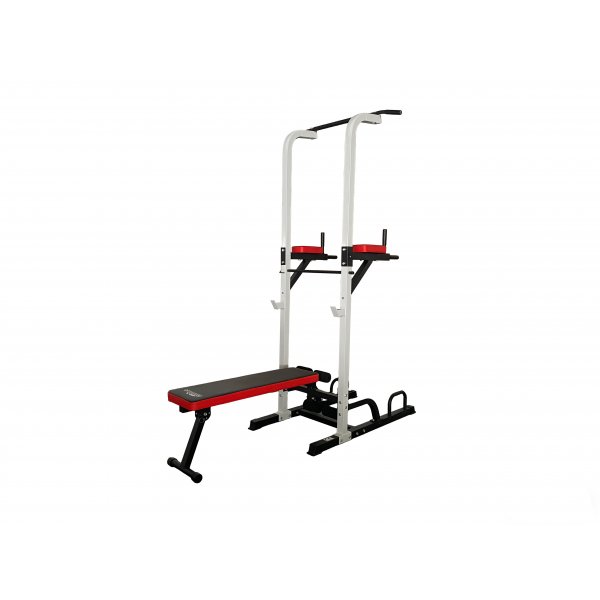 Fitness Station med f�llbar b�nk